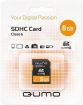   (flash) sd memory card qumo sdhc class 6 8gb  