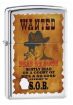  zippo 28289 wanted poster  