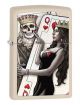  zippo 29393 king & queen of hearts  
