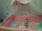 Продаю детскую кровать маятник+колеса. в Чебоксарах