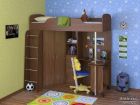 Детская мебель кровать чердак теремочек-1 в Москве