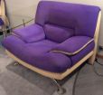 Фиолетовый диван и два кресла (б/у) в Москве