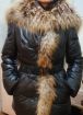 Зимняя кожаная куртка с мехом лисы) в Екатеринбурге