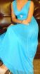 Продам вечернее платье в пол голубого цвета на размер 42-44 в Самаре