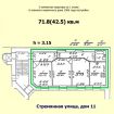 Трехкомнатная квартира 71 кв.м на стремянной улице (центральный, мо-82, владимирский) продается в Санкт-Петербурге