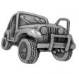  jeep wrangler off road silver  
