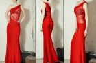 Продается эффектное красное вечернее платье в Симферополе