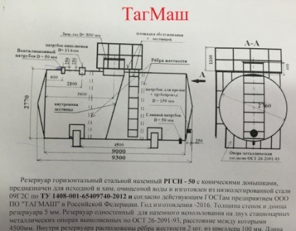 Паспорт резервуара для хранения нефтепродуктов образец