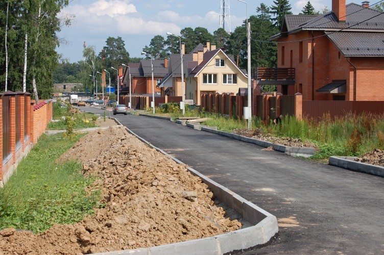 Строительство дорог поселки