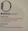   apple watch sport black  