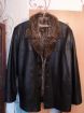 Продам красивую кожаную куртку на натуральном меху в Красноярске