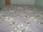 Лоскутное покрывало-одеяло  ручной работы-лён в Москве