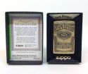  zippo 254bjd 428 jack daniels brass emblem  