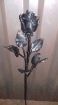 Кованая роза из металла ручная работа 1800 руб в Москве