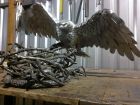 Орлица на гнезде кованая из металла ручная работа 80000 руб в Москве