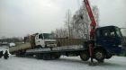 Низкорамный эвакуатор с манипулятором юник 500 в Иваново
