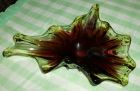 Ваза медуза цветное стекло ссср - 32х15 см в Симферополе