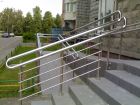 Лестничные ограждения, перила. инвалидные поручни из нержавеющей стали и стекла. изготовление монтаж в Екатеринбурге