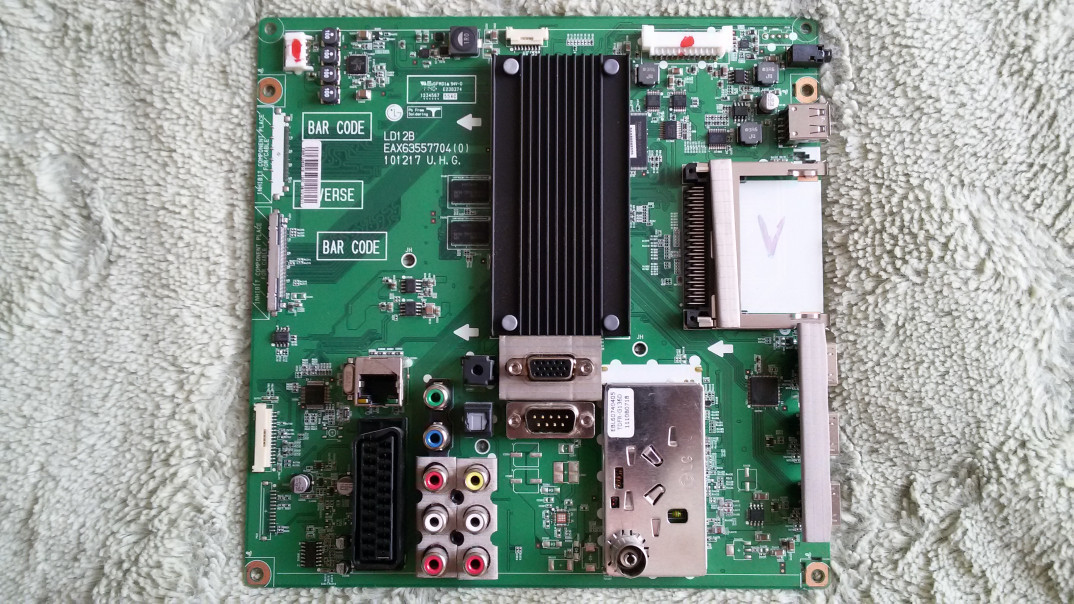Lg 32lv3700 нет изображения и подсветки