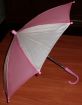 Зонт детский бело-розовый диаметр раскрытого 57 см в Симферополе