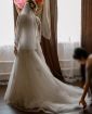 Внимание! срочно продается свадебное платье. фата с горным хрусталем в подарок. в Москве