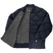   dickies diamond quilted dark navy  