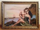Картина из гобелена "мужчина и женщина у моря" в Чебоксарах