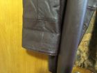 Женская коричневая кожанная куртка б/у фирма ruiql размер 52-54 в Москве