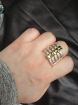 Коктейльное кольцо.серебро 925 пробы с фианитами. в Санкт-Петербурге