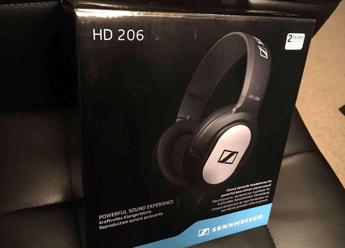 Наушники Sennheiser Hd 206 Черный Купить