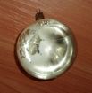 Елочное украшение шар со снежинкой стекло ссср диаметр 7.5 см в Симферополе