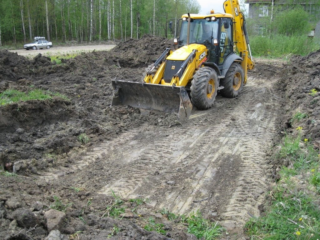 Планирование грунта при земляных работах