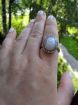Серебро 925 пробы.кольцо белый опал камень. в Санкт-Петербурге