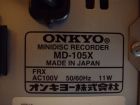 Md --     onkyo md-105x  