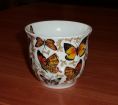 Чашка для чая кофе с бабочками фарфор elina 200 мл в Симферополе