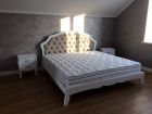 Кровати-подиумы, кровати с каретной стяжкой под заказ в Екатеринбурге