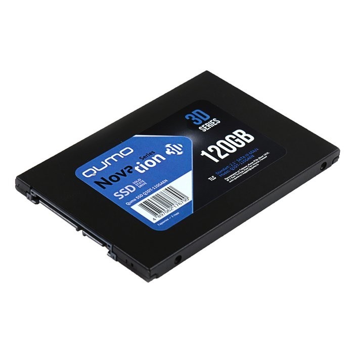 Ssd диск qumo novation 3d tlc 120 гб q3dt 120gaen sata обзор