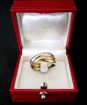 Продам кольцо trinity («cartier» ), 18,92 гр. проба 750-585 (золото трех цветов) в Москве