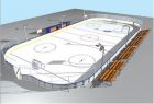 Хоккейные коробки, укладка спортивного линолеума в Екатеринбурге