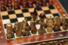 Шахматы дорожные резные. фигуры в подарок в Оренбурге